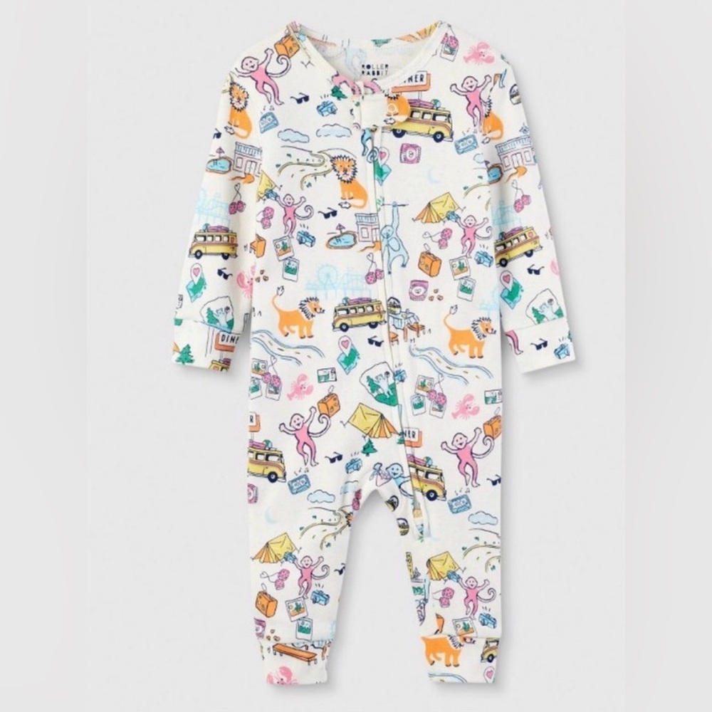 Roller Rabbit x Target Road Trip Baby Onesie 0-3M